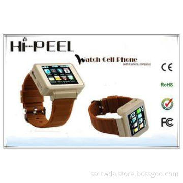 1.55 inch TFT Screen GSM Wrist Watch Phone , Smart GPRS Han